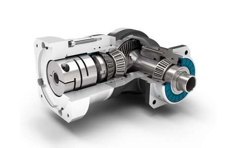 Internal structure diagram of NEUGART right angle planetary gearbox